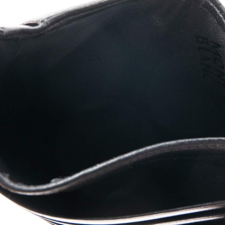 Pre Owned Montblanc Black Leather Card Holder