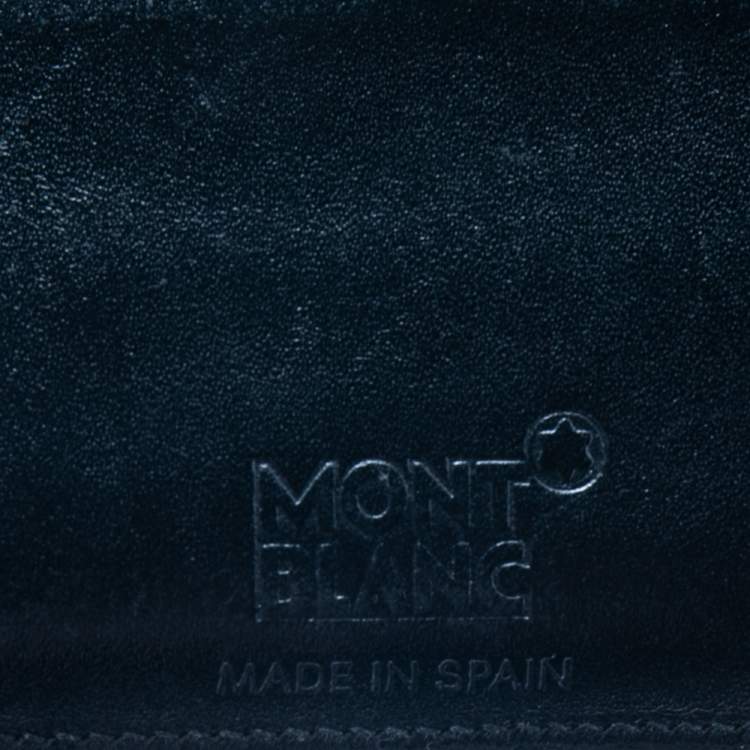 Pre Owned Montblanc Black Leather Card Holder