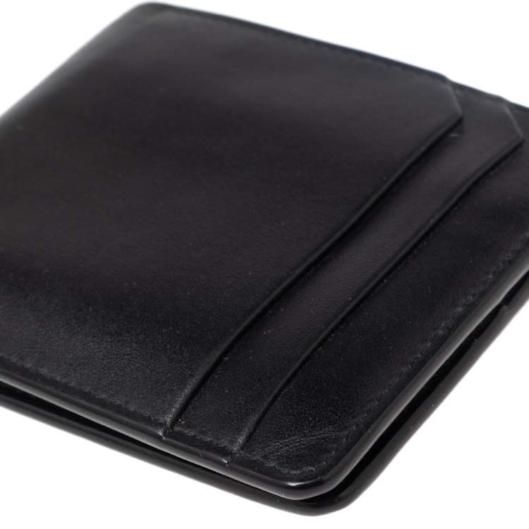 Pre Owned Montblanc Black Leather Urban Bifold Wallet