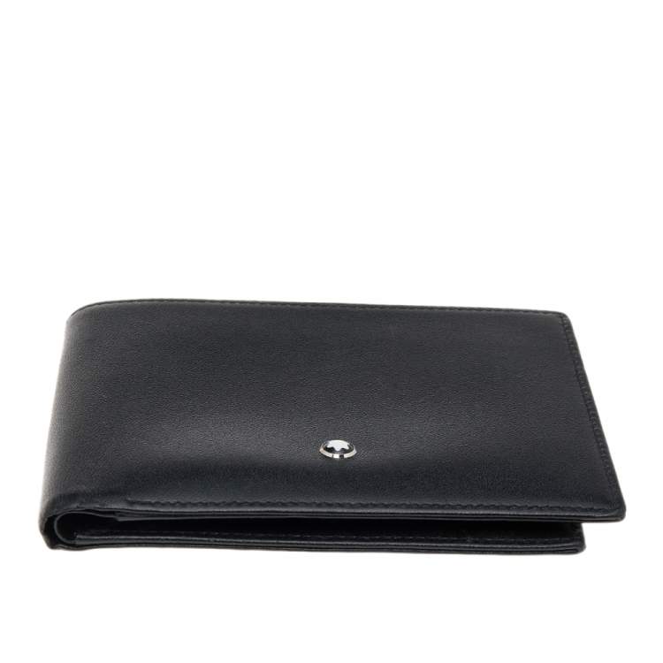مملوكة مسبقًا Montblanc Black Leather Sartorial Bifold Wallet 