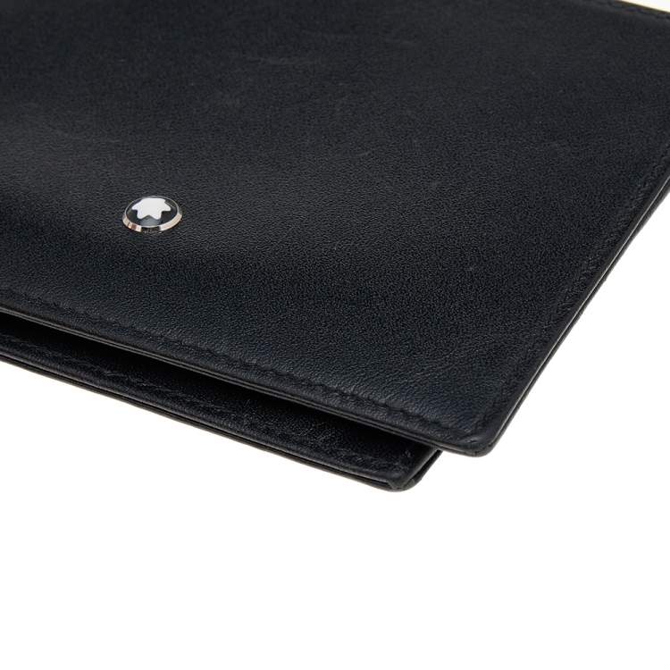 مملوكة مسبقًا Montblanc Black Leather Sartorial Bifold Wallet 