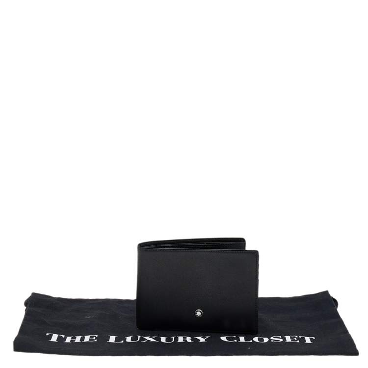 مملوكة مسبقًا Montblanc Black Leather Sartorial Bifold Wallet 