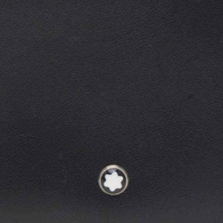 مملوكة مسبقًا Montblanc Black Leather Sartorial Bifold Wallet 
