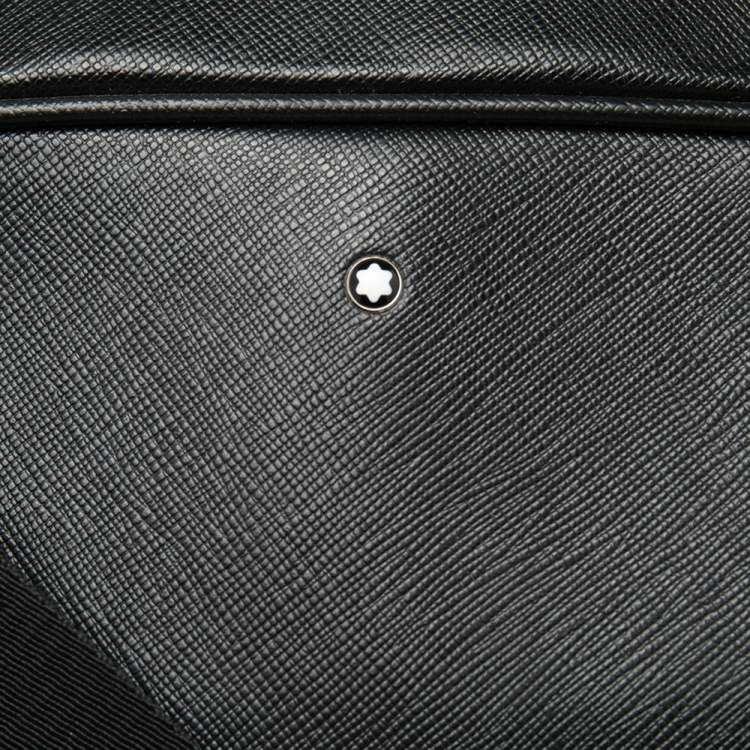 Pre Owned Montblanc Black Leather Meisterstuck Briefcase