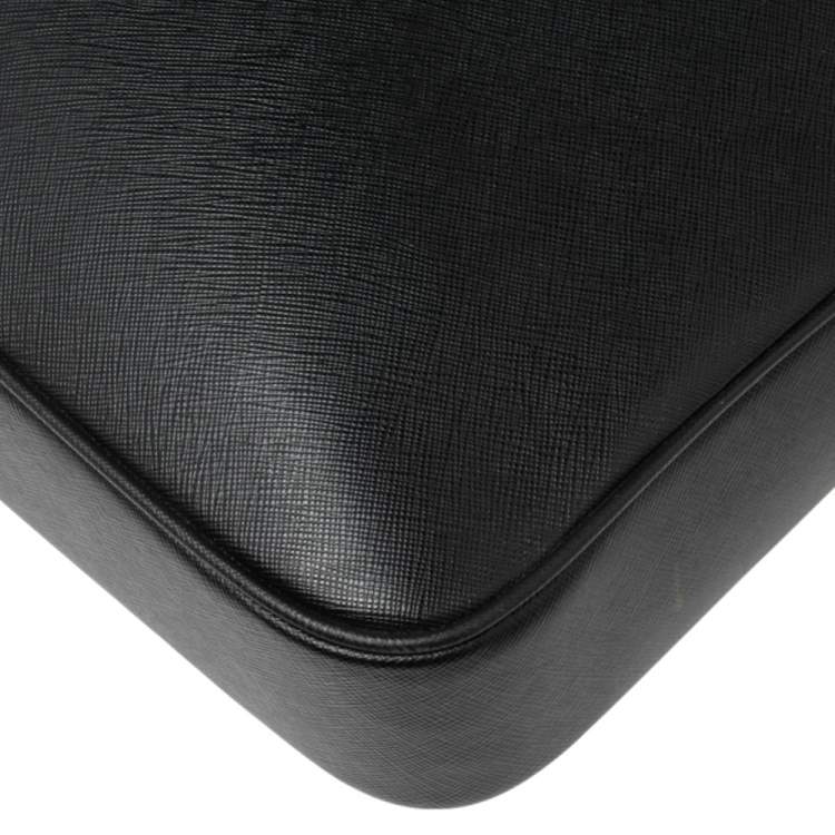 Pre Owned Montblanc Black Leather Meisterstuck Briefcase