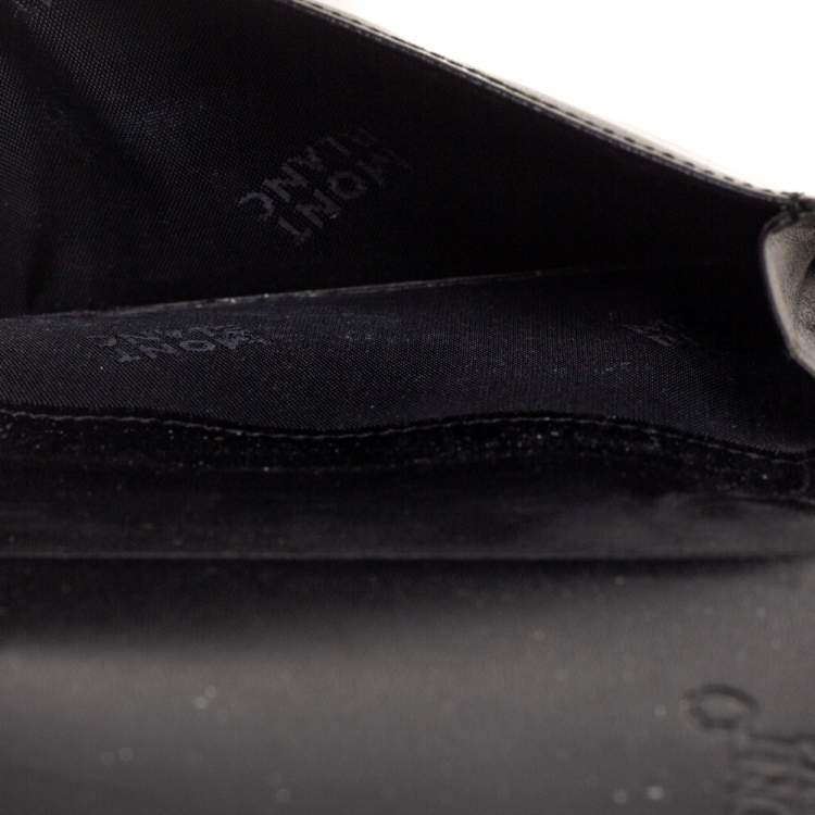 مملوكة مسبقًا Montblanc Black Leather Meisterstuck Business Card Case