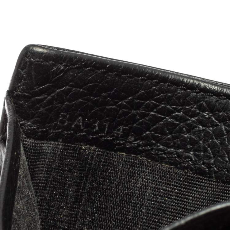 Pre Owned Montblanc Black Leather Meisterstuck Card Holder 6CC