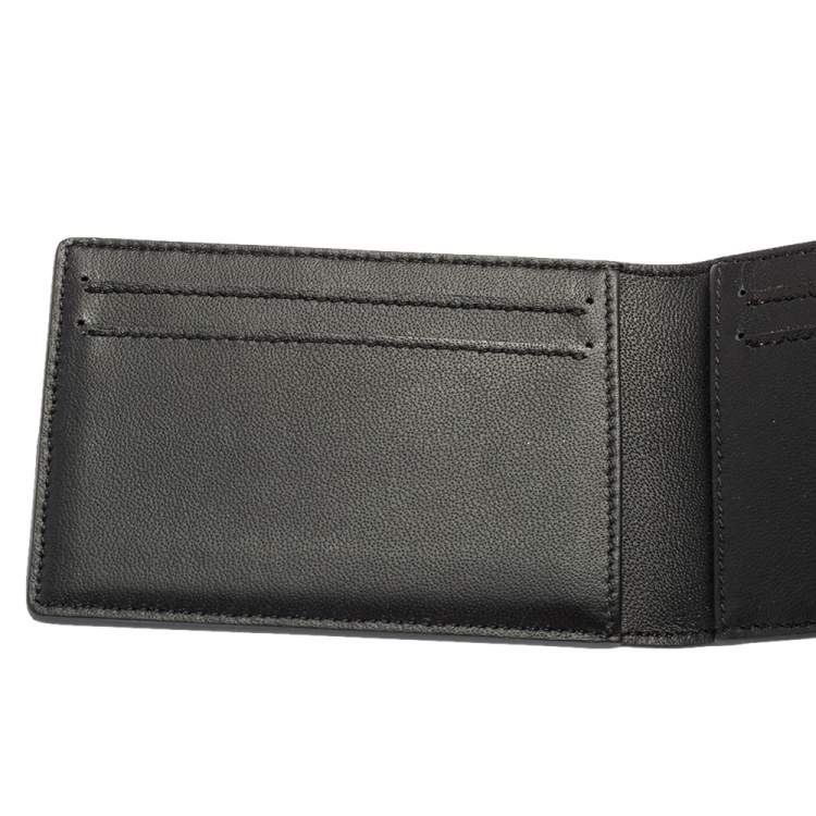 مملوكة مسبقًا Montblanc Black Leather Meisterstück Bifold Card Case