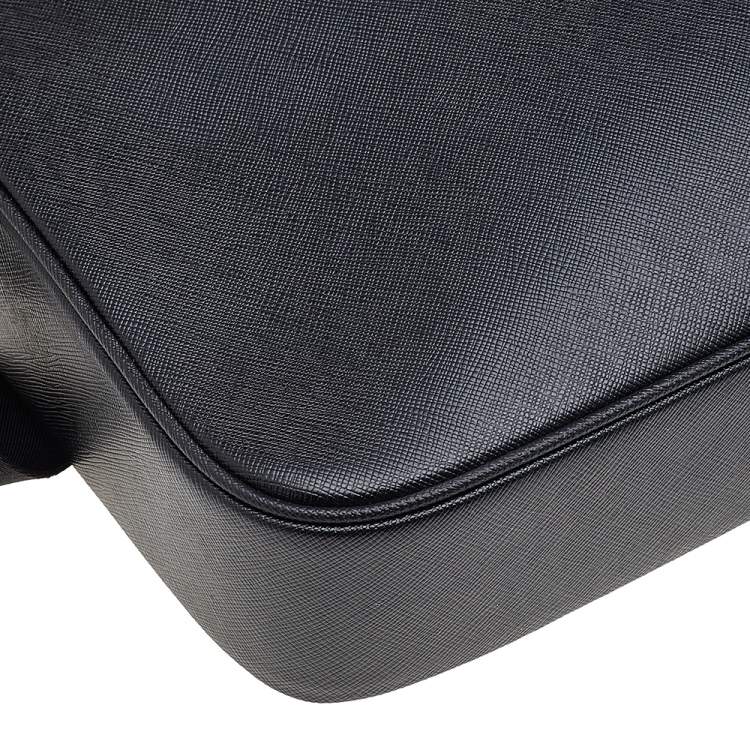 Pre Owned Montblanc Black Leather Meisterstuck Briefcase
