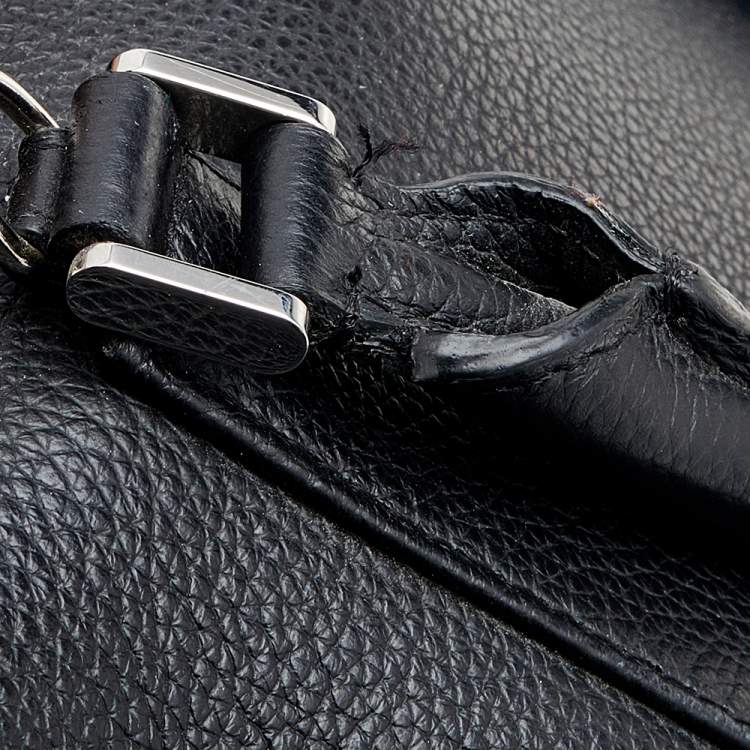 Pre Owned Montblanc Black Soft Grained Leather Meisterstück Document Briefcase
