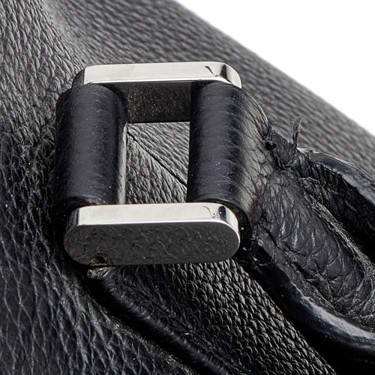 Pre Owned Montblanc Black Soft Grained Leather Meisterstück Document Briefcase