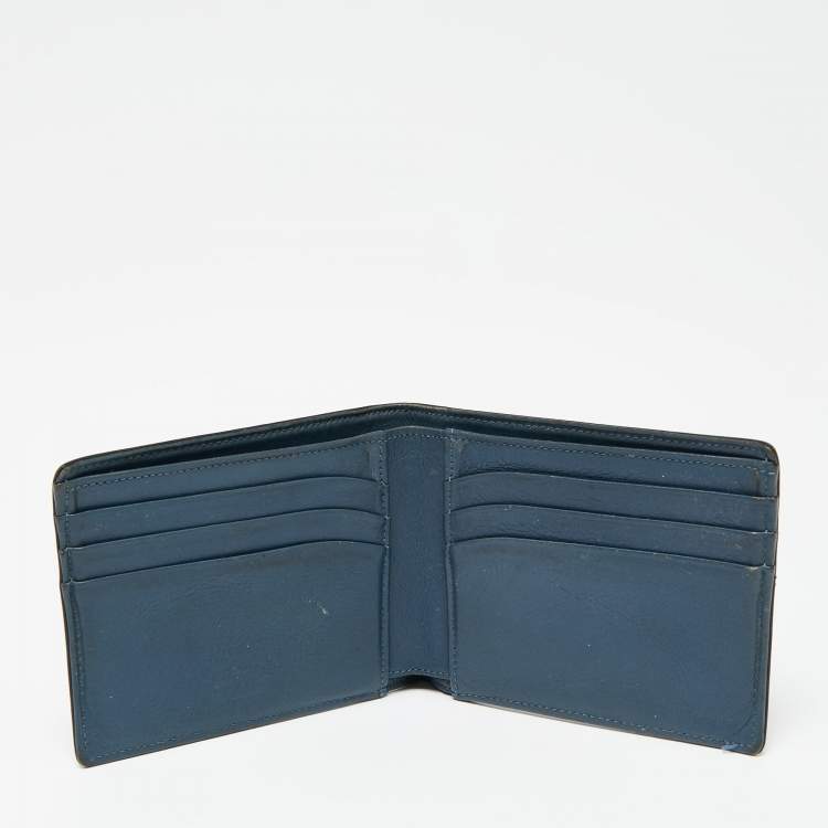 Pre Owned Montblanc Black Leather Sartorial Bifold Wallet 