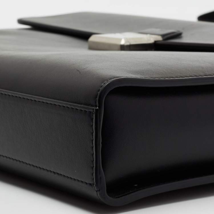Pre Owned Montblanc Black Leather Meisterstück Briefcase