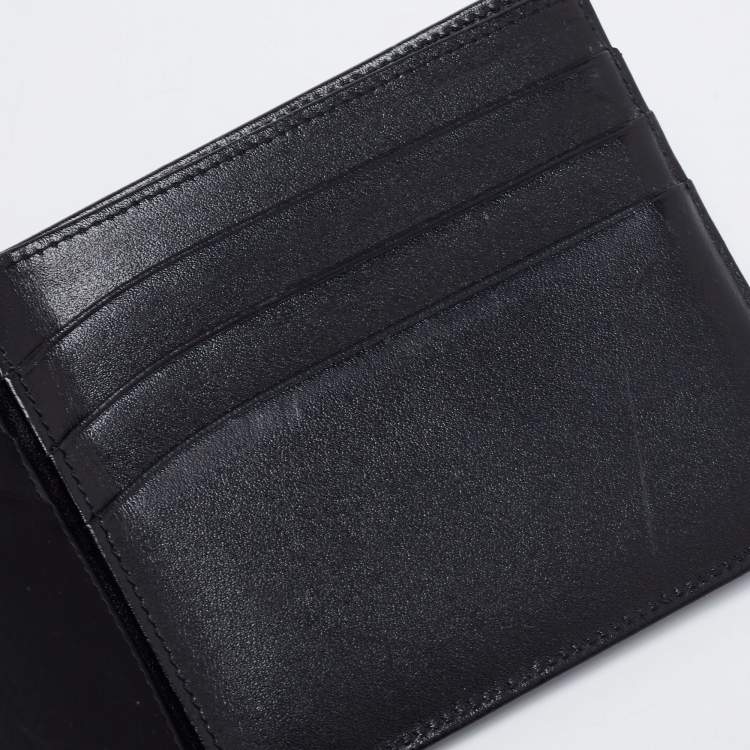 مملوكة مسبقًا Montblanc Black Leather Meisterstuck 12CC Bifold Wallet