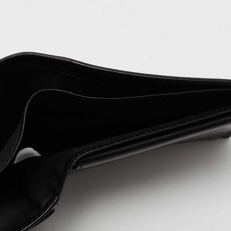 مملوكة مسبقًا Montblanc Black Leather Meisterstuck Bifold Wallet