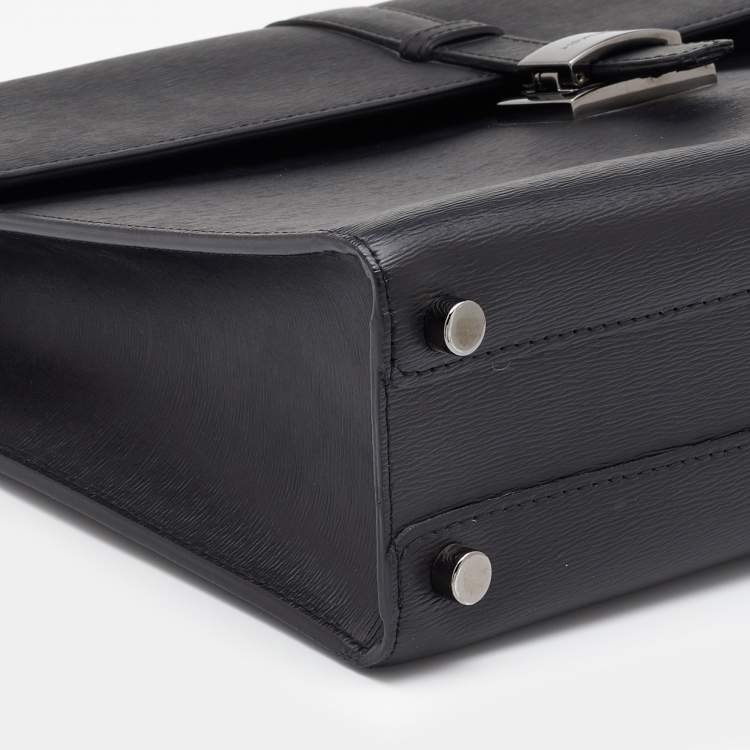Pre Owned Montblanc Black Meisterstuck Leather Briefcase