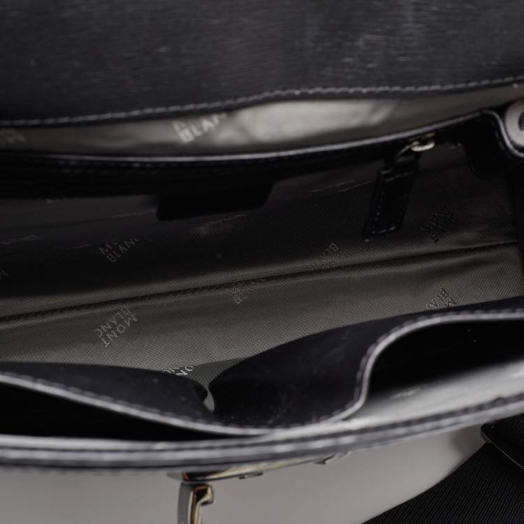 Pre Owned Montblanc Black Meisterstuck Leather Briefcase