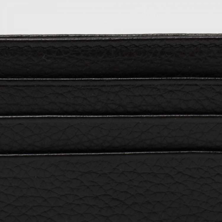 مملوكة مسبقًا Montblanc Black Leather Meisterstuck Card Holder 6CC