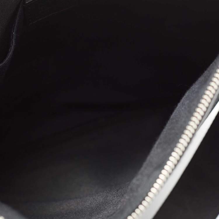 Pre Owned Montblanc Black Leather Messenger Bag