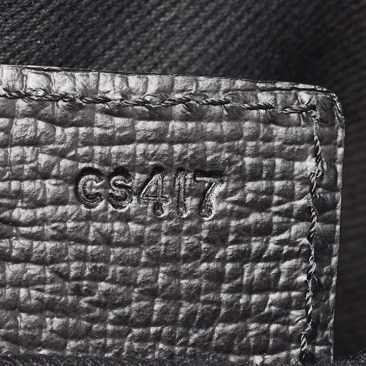 Pre Owned Montblanc Black Leather Messenger Bag