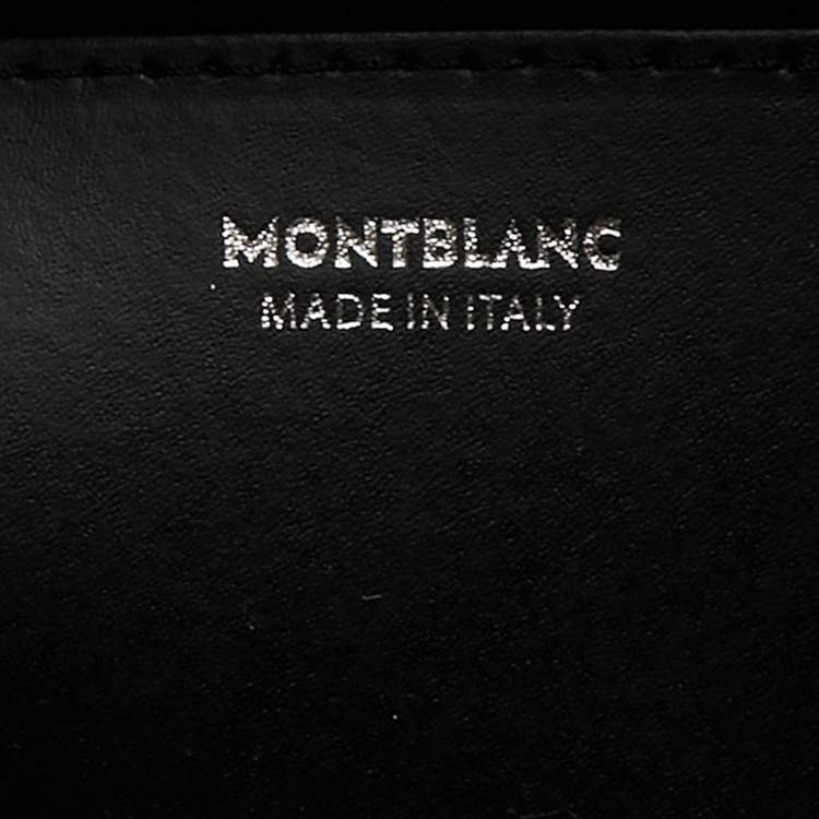 Pre Owned Montblanc Grey Leather Large Sartorial Document Briefcase