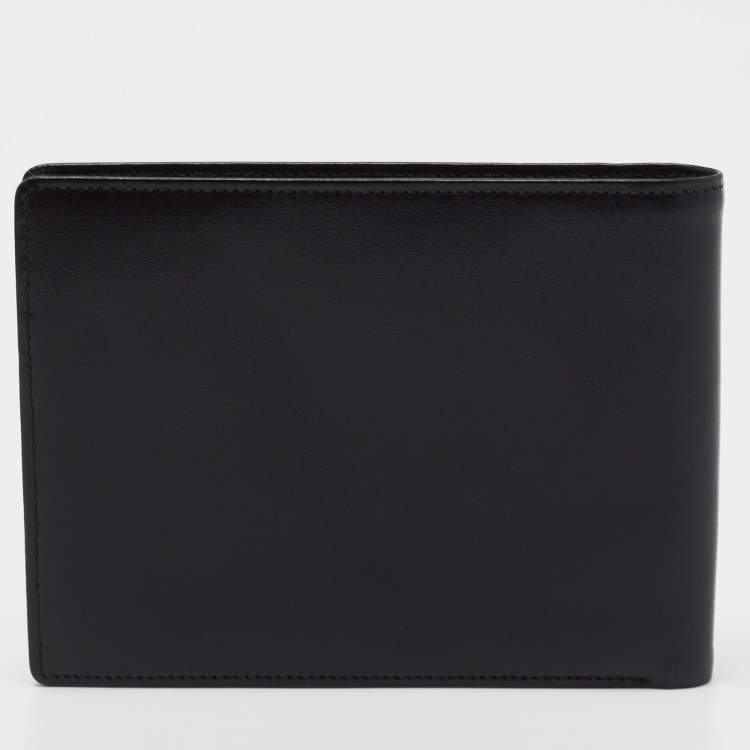 Pre Owned Montblanc Black Leather Meisterstuck Bifold Wallet