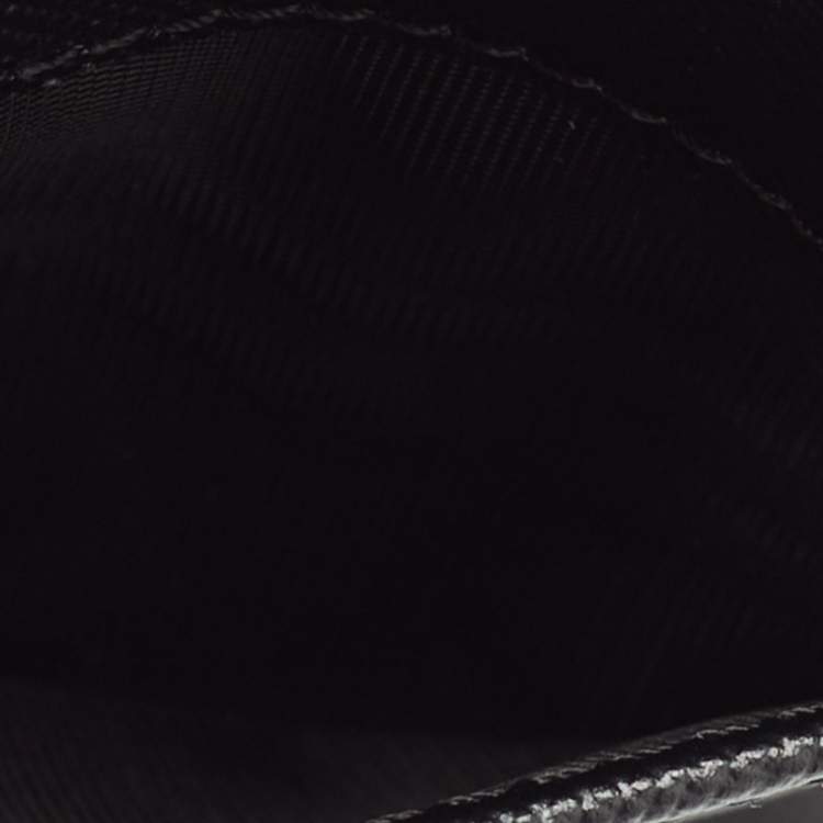 مملوكة مسبقًا Montblanc Black Leather Meisterstuck Gusset Business Card Holder