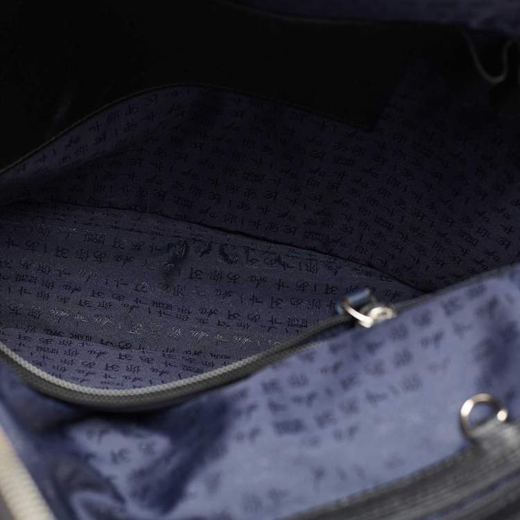 Pre Owned Montblanc Black Leather Meisterstuck Backpack