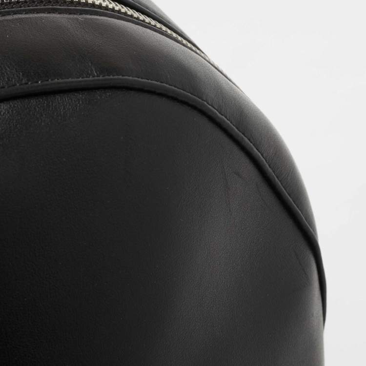 Pre Owned Montblanc Black Leather Meisterstuck Backpack