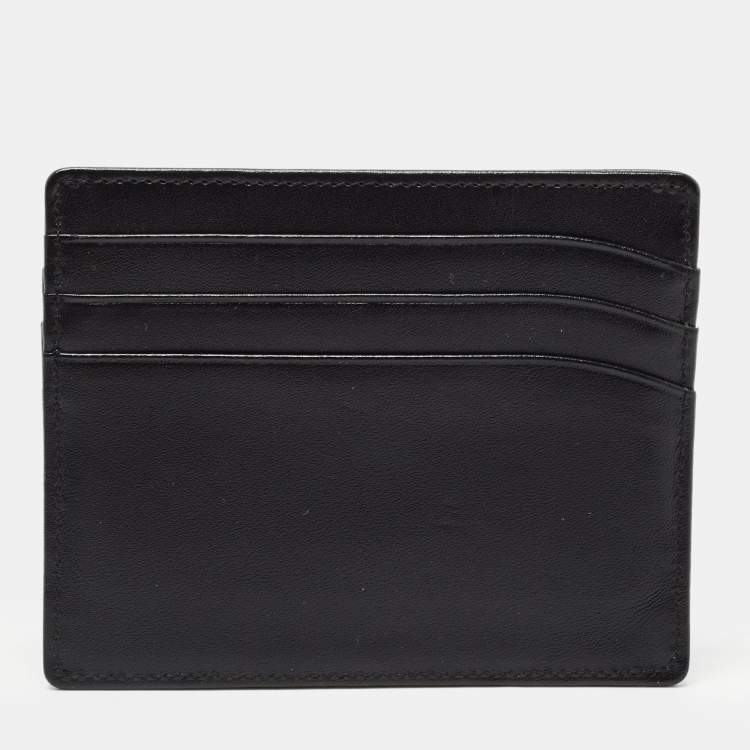 Pre Owned Montblanc Black Leather Meisterstück Pocket 6cc Card Holder