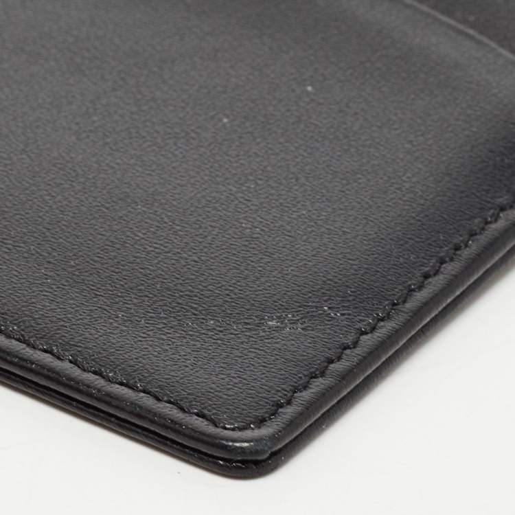 Pre Owned Montblanc Black Leather Meisterstück Pocket 6cc Card Holder