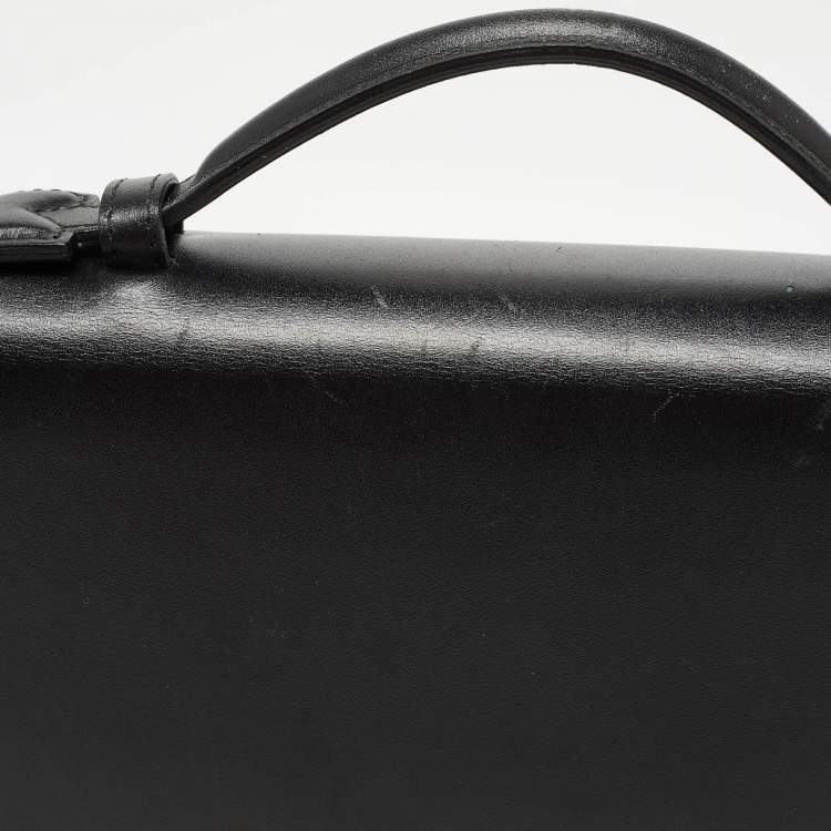 Pre Owned Montblanc Black Leather Meisterstuck Briefcase
