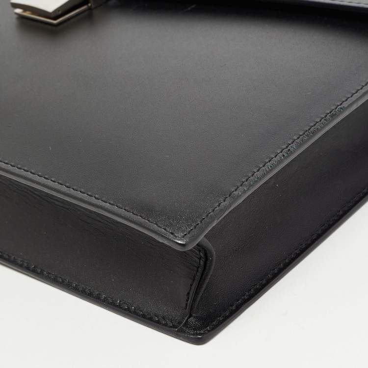 Pre Owned Montblanc Black Leather Meisterstuck Briefcase