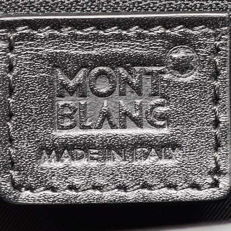 Pre Owned Montblanc Black Leather Meisterstuck Briefcase