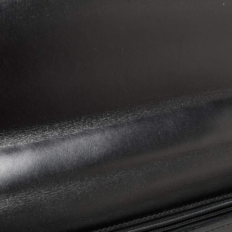 Pre Owned Montblanc Black Leather Meisterstuck Briefcase