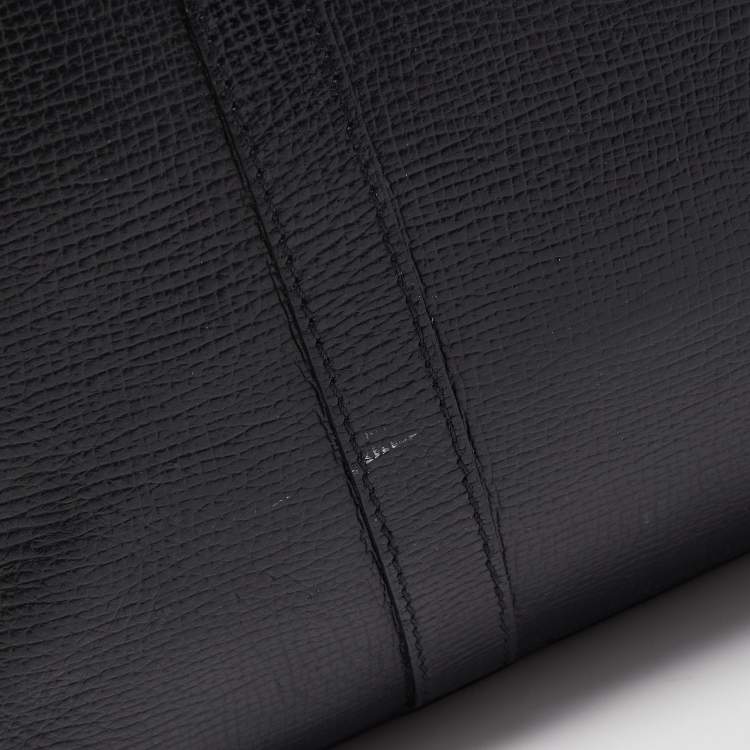 Pre Owned Montblanc Black Leather Meisterstück Document Briefcase Bag