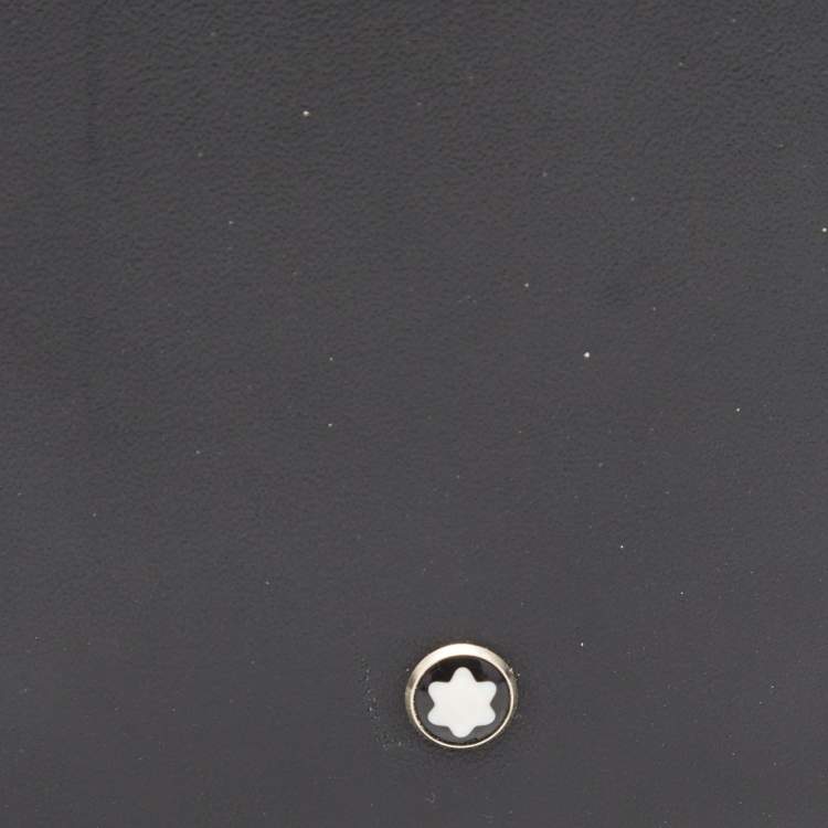 Pre Owned Montblanc Black Leather Meisterstuck 24 CC Bifold Wallet