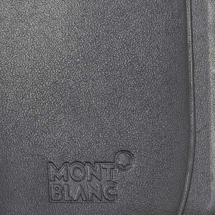 Pre Owned Montblanc Black Leather Meisterstuck 24 CC Bifold Wallet