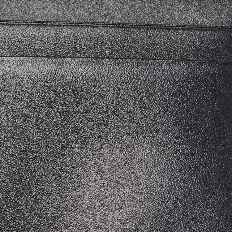 Pre Owned Montblanc Black Leather Sartorial Pocket 4cc with ID Card Holder