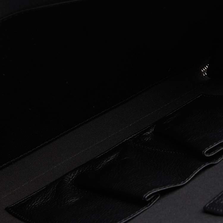 Pre Owned Montblanc Black Leather Document Case