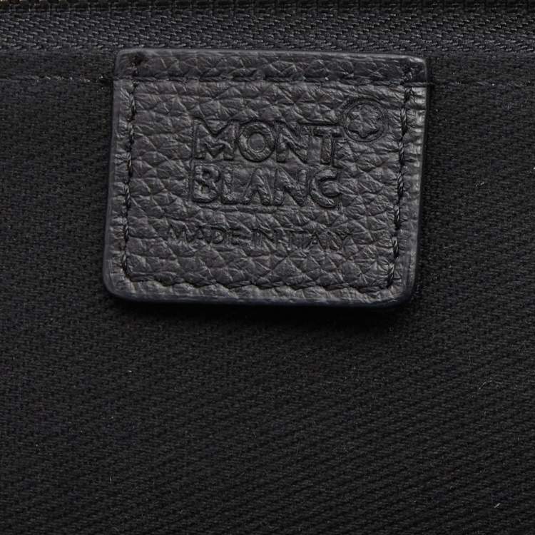Pre Owned Montblanc Black Leather Document Case