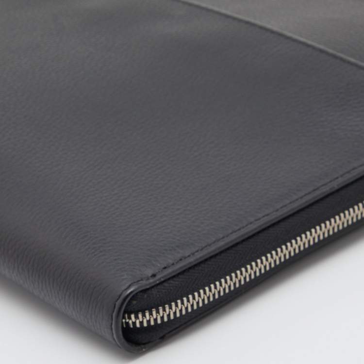 Pre Owned Montblanc Black Leather Document Case