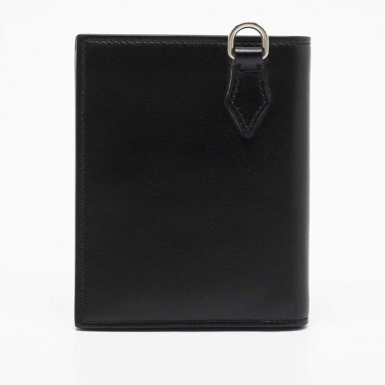 Pre Owned Montblanc Black Leather Meisterstuck Business Card Case