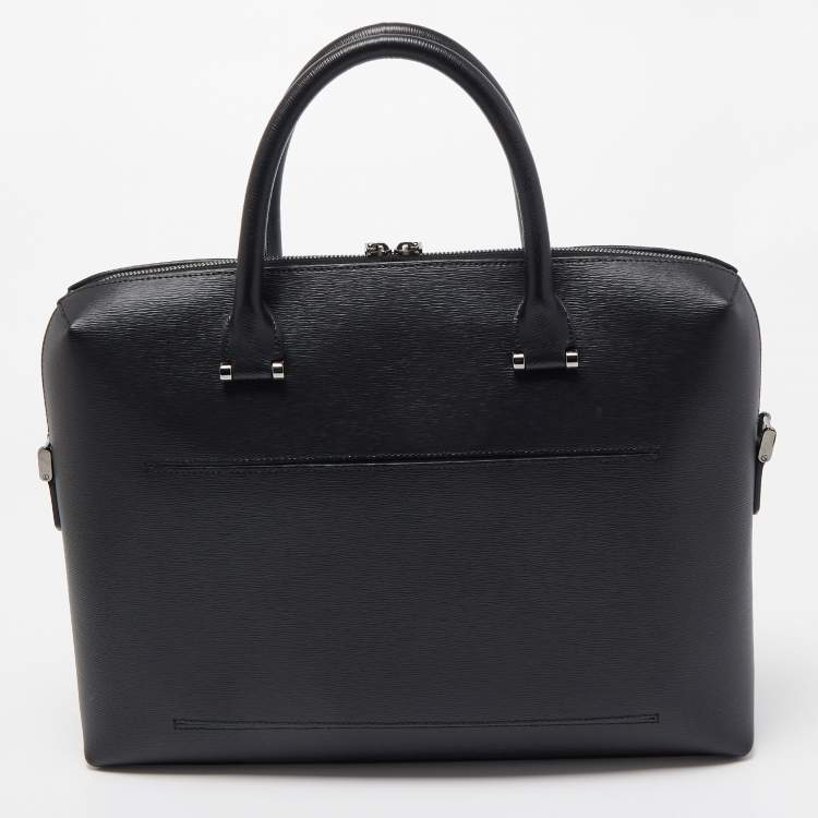 Pre Owned Montblanc Black Leather 4810 Westside Slim Document Case