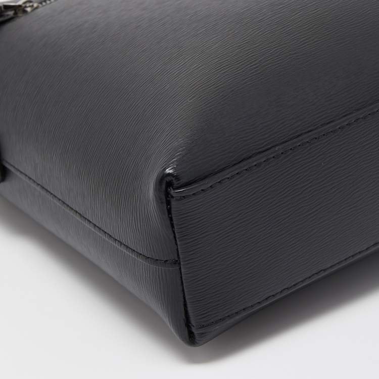 Pre Owned Montblanc Black Leather 4810 Westside Slim Document Case