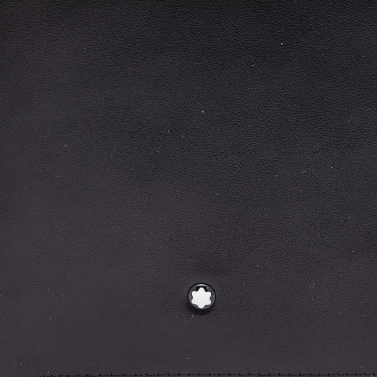 Pre Owned Montblanc Black Leather Meisterstuck Passport Holder