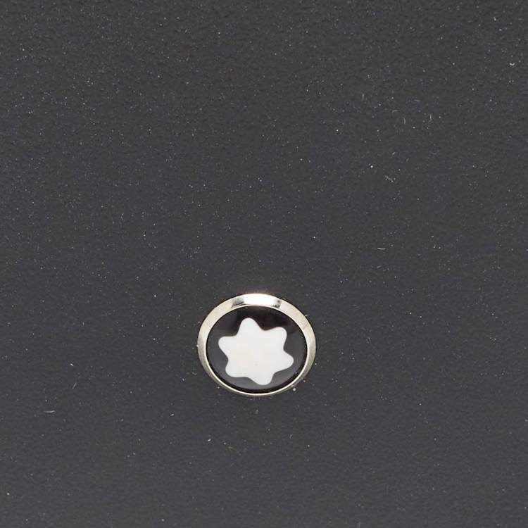 Pre Owned Montblanc Black Leather Meisterstück Bifold Wallet 