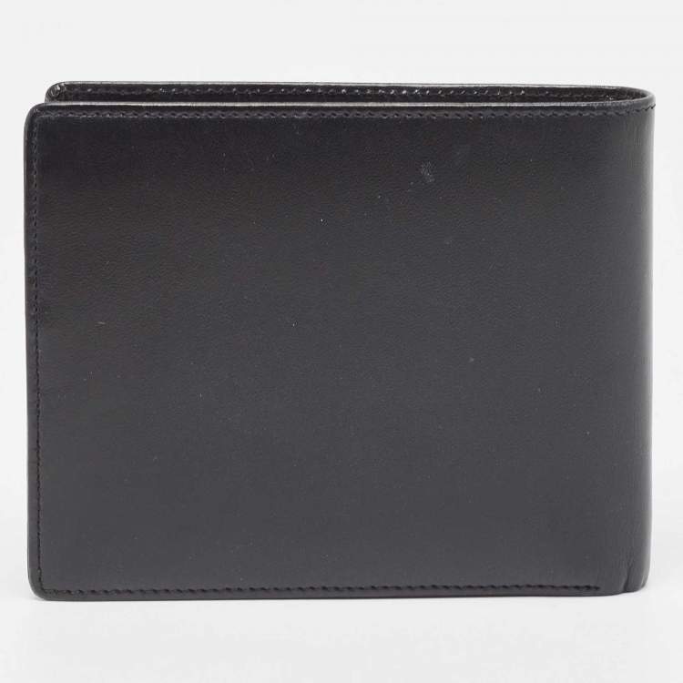 Pre Owned Montblanc Black Leather Meisterstück Bifold Wallet 