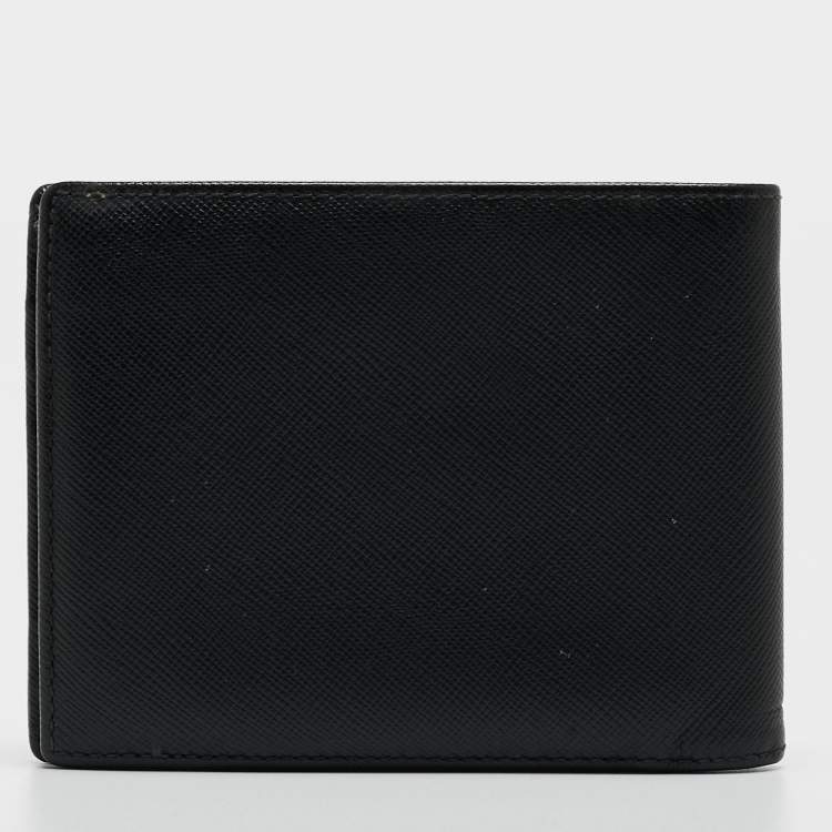 Pre Owned Montblanc Black Leather Meisterstück Bifold Wallet 
