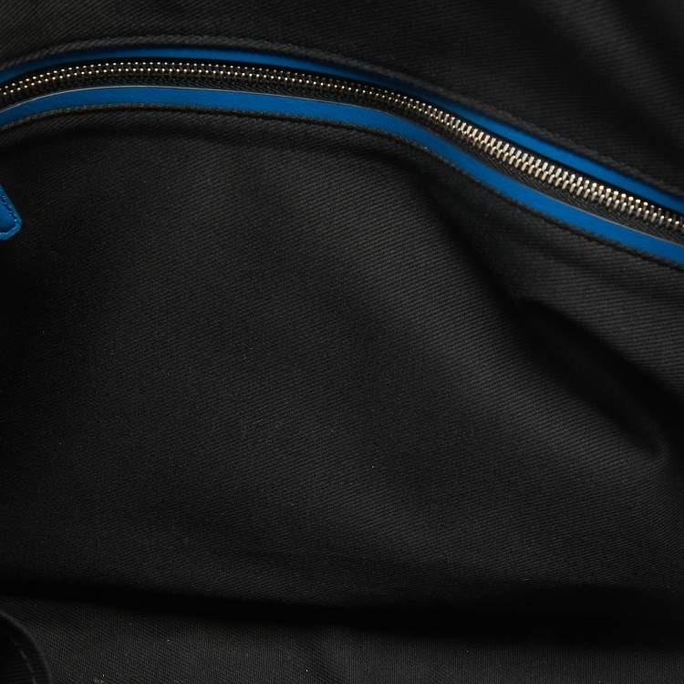 Pre Owned Montblanc Blue Leather Meisterstuck Ultra-Slim Urban Document Case